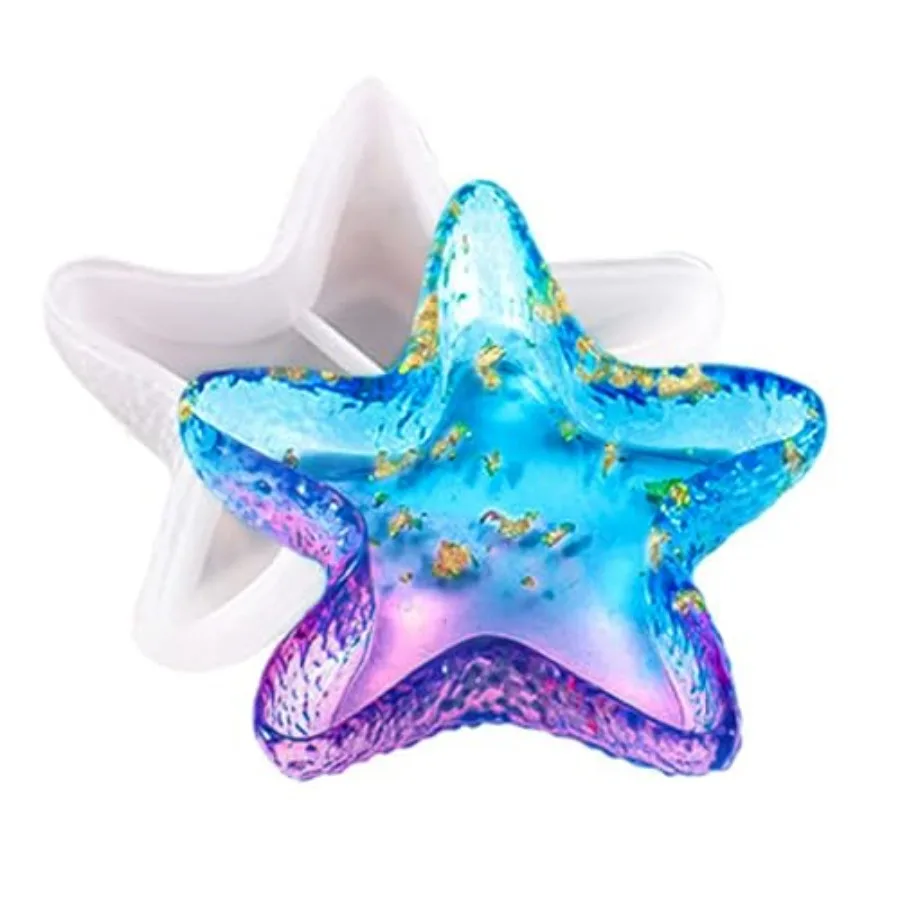 Starfish Tray Mold, Unique Candle Holder Jewelry Tray Silicone Molds for Epoxy Resin, 3D Marine Container Trinket Tray Dish Pla
Starfish Tray Mold, Unique Candle Holder Jewelry Tray Silicone Molds for Epoxy Resin, 3D Marine Container Trinket Tray Dish Pla