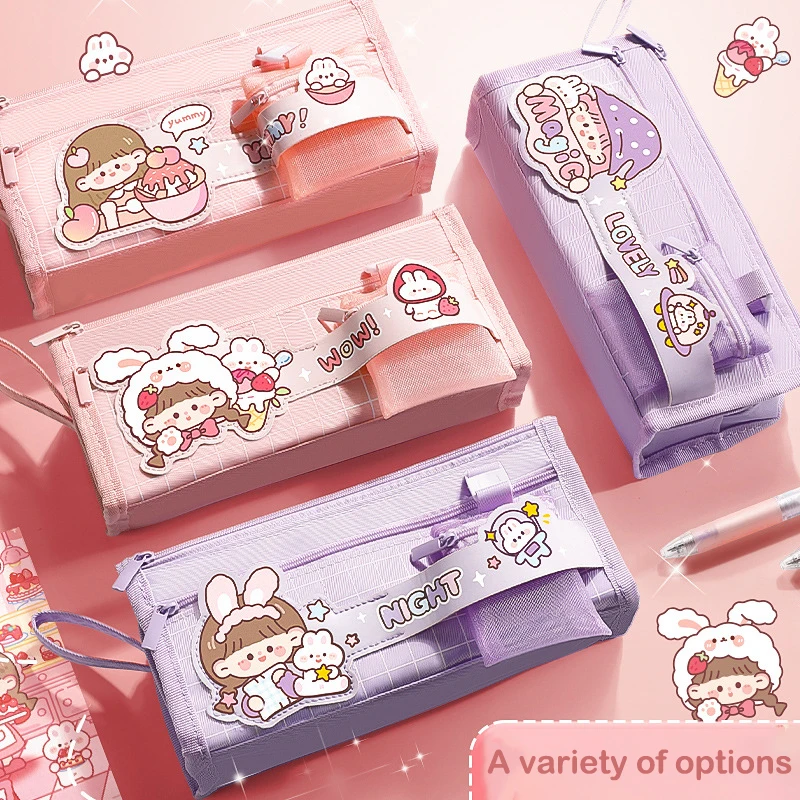 Large Capacity Pencil Case Kawaii Cute Pencil Cases Student Pen Case Big School Supplies Stationery Pencil Bags Box Pencil Pouch
Large Capacity Pencil Case Kawaii Cute Pencil Cases Student Pen Case Big School Supplies Stationery Pencil Bags Box Pencil Pouch