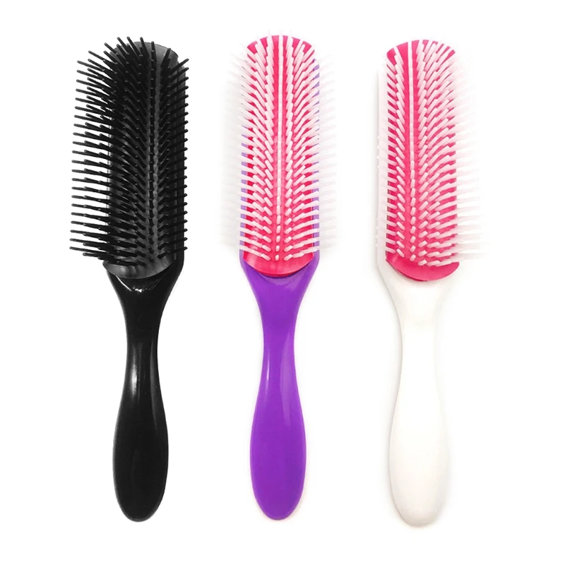 652F 9-Rows Detangling Hair Brush Detangler Hairbrush Scalp Massager Straight Curly Wet Hair Styling Comb
652F 9-Rows Detangling Hair Brush Detangler Hairbrush Scalp Massager Straight Curly Wet Hair Styling Comb