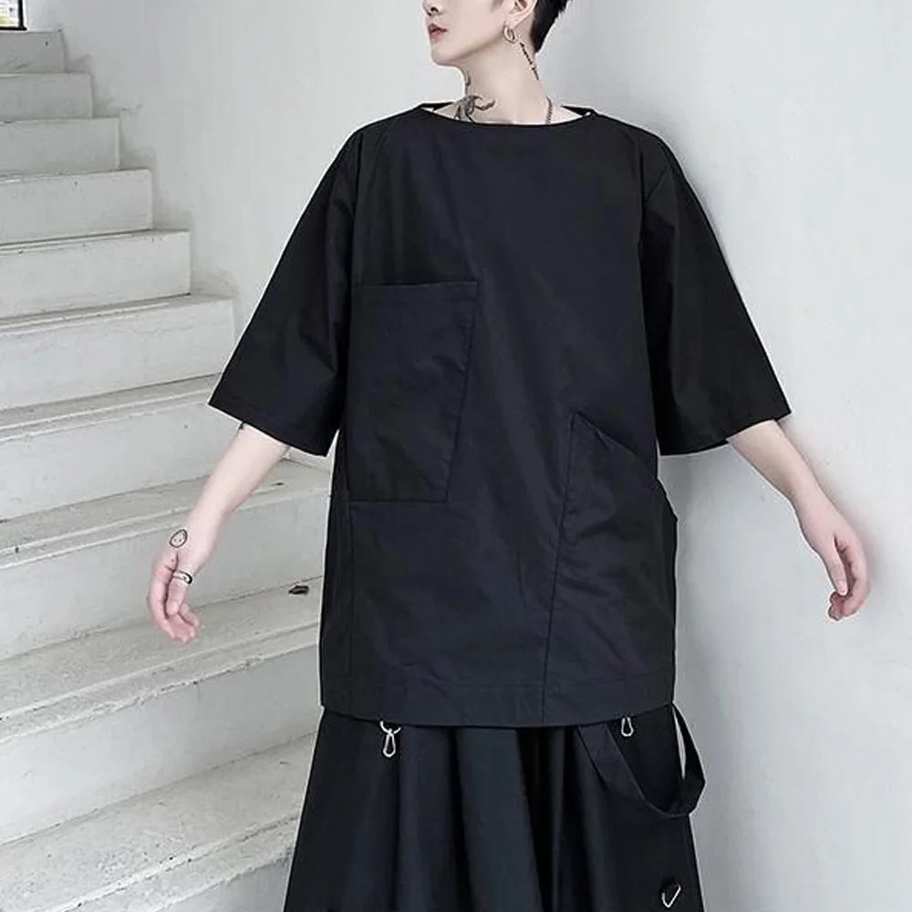 Men’s Oversized T-Shirt Patchwork Pocket Design Loose Fit Summer Minimalist Casual Tee 2026 New
Men’s Oversized T-Shirt Patchwork Pocket Design Loose Fit Summer Minimalist Casual Tee 2026 New