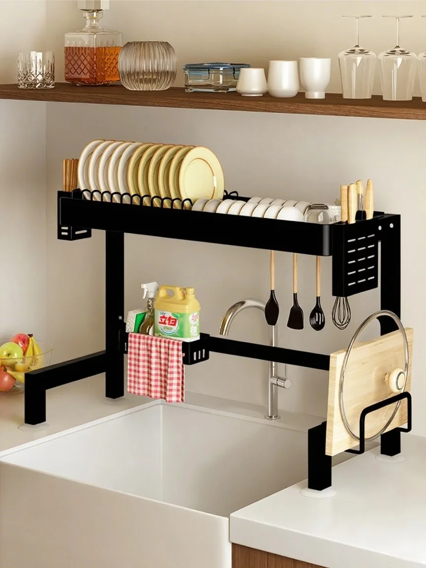 Kitchen Sink Storage Ra Dustproof Drainage Diwaer Basin Ventilation elf Kitchen Accories Diware Organizer
Kitchen Sink Storage Ra Dustproof Drainage Diwaer Basin Ventilation elf Kitchen Accories Diware Organizer