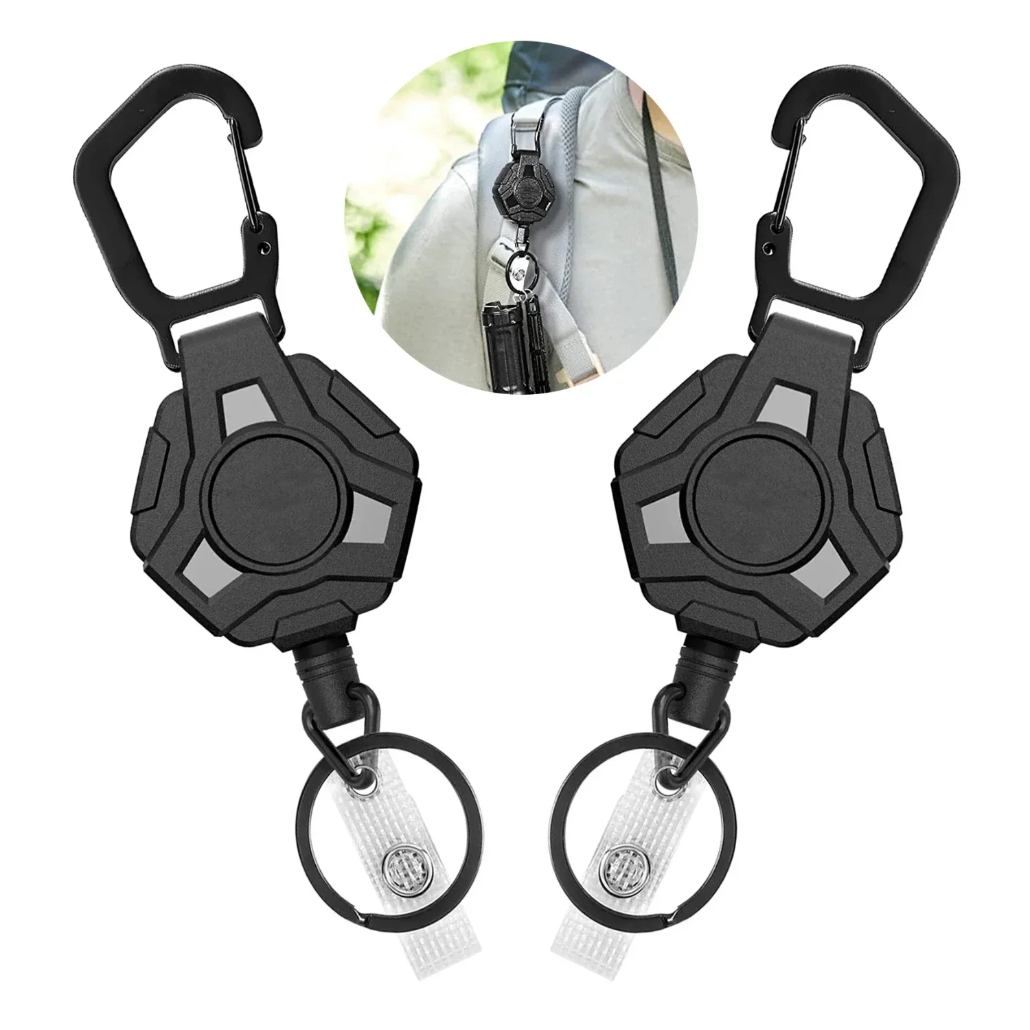 our keys, ID badge, or fishing gear to your belt loop or backpack for easy access. Stay organized and worry-free while on the go
our keys, ID badge, or fishing gear to your belt loop or backpack for easy access. Stay organized and worry-free while on the go