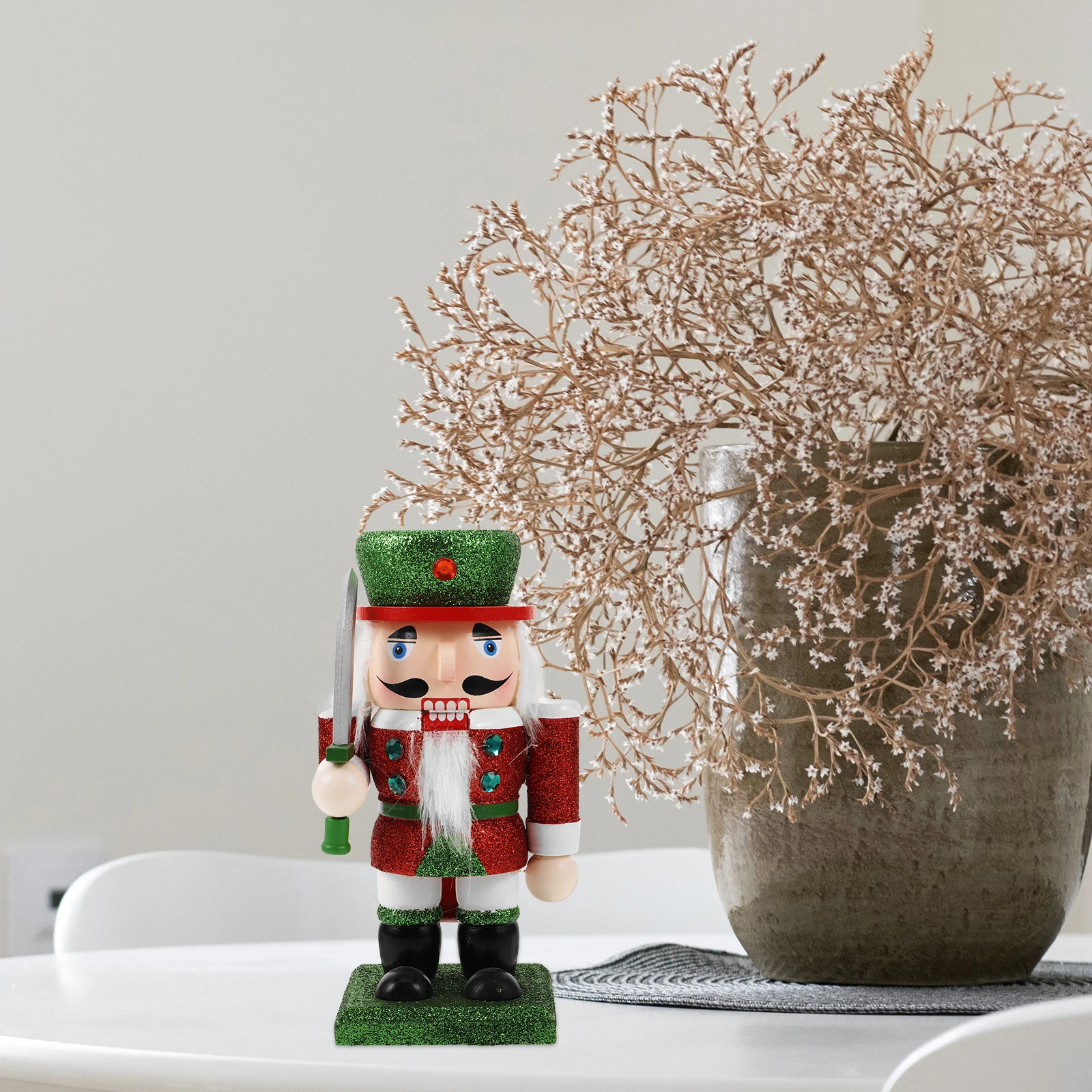 Holiday Nutcracker Decoration Vintage Christmas Decorations Kitchen Statuette Figure Red Wooden
Holiday Nutcracker Decoration Vintage Christmas Decorations Kitchen Statuette Figure Red Wooden