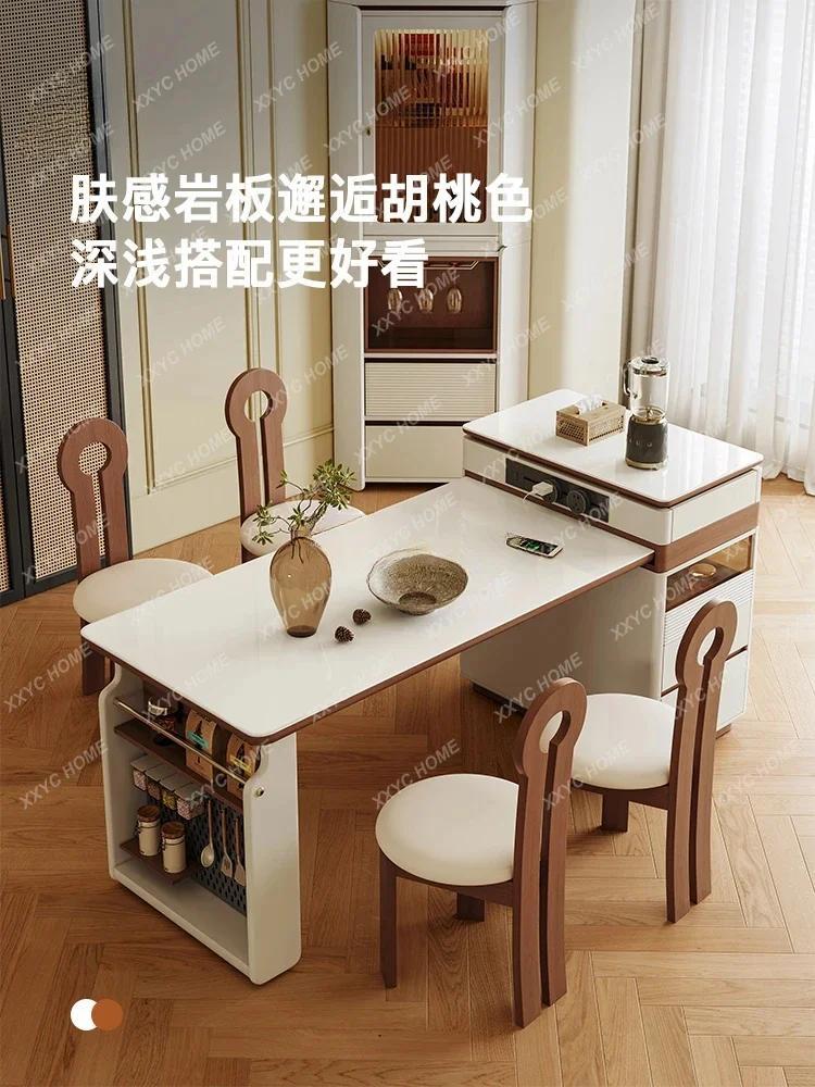A Stone Plate Kitchen Island Dining Table Integrated Household Retractable Small Apartment Multi-Functional
A Stone Plate Kitchen Island Dining Table Integrated Household Retractable Small Apartment Multi-Functional