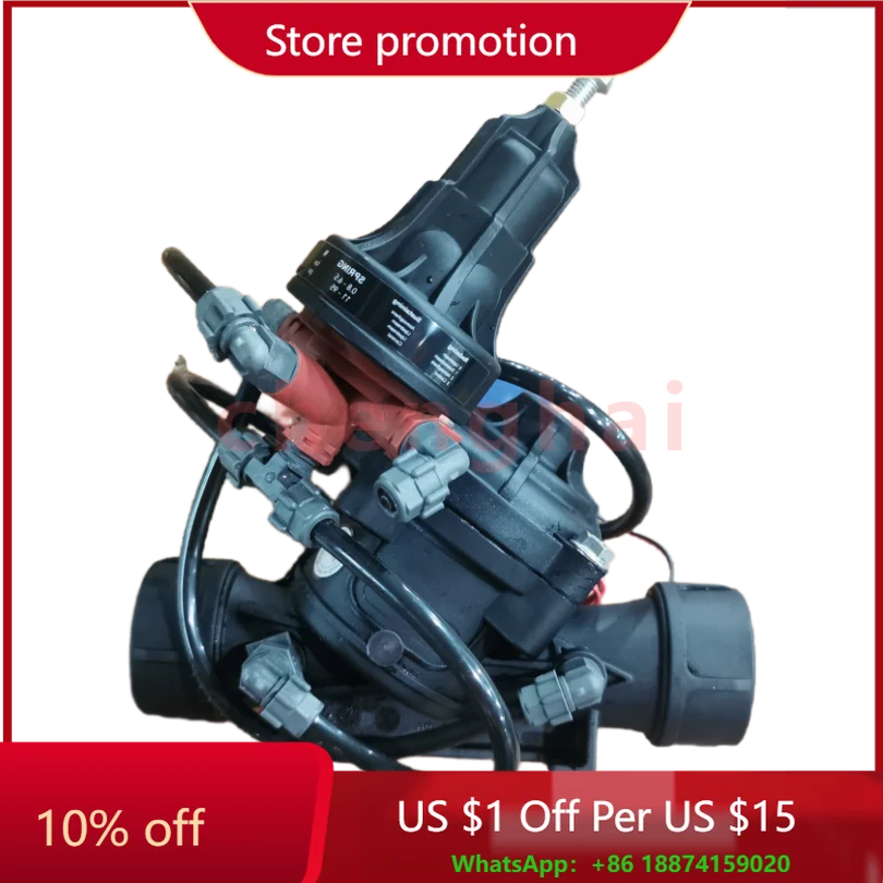 2-дюймовый пластиковый электромагнитный удерживающий и редукционный клапан Dn63 для ландшафтного орошения
2-дюймовый пластиковый электромагнитный удерживающий и редукционный клапан Dn63 для ландшафтного орошения