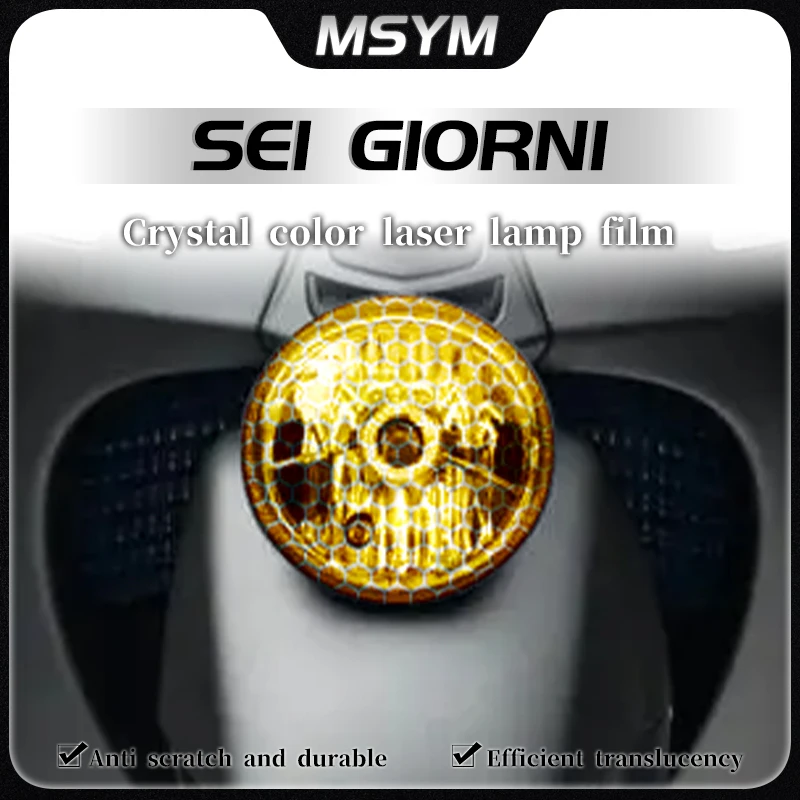 For Vespa SEI GIORNI Sei Giorni Headlight film taillight film transparent protective film honeycomb laser sticker accessories
For Vespa SEI GIORNI Sei Giorni Headlight film taillight film transparent protective film honeycomb laser sticker accessories