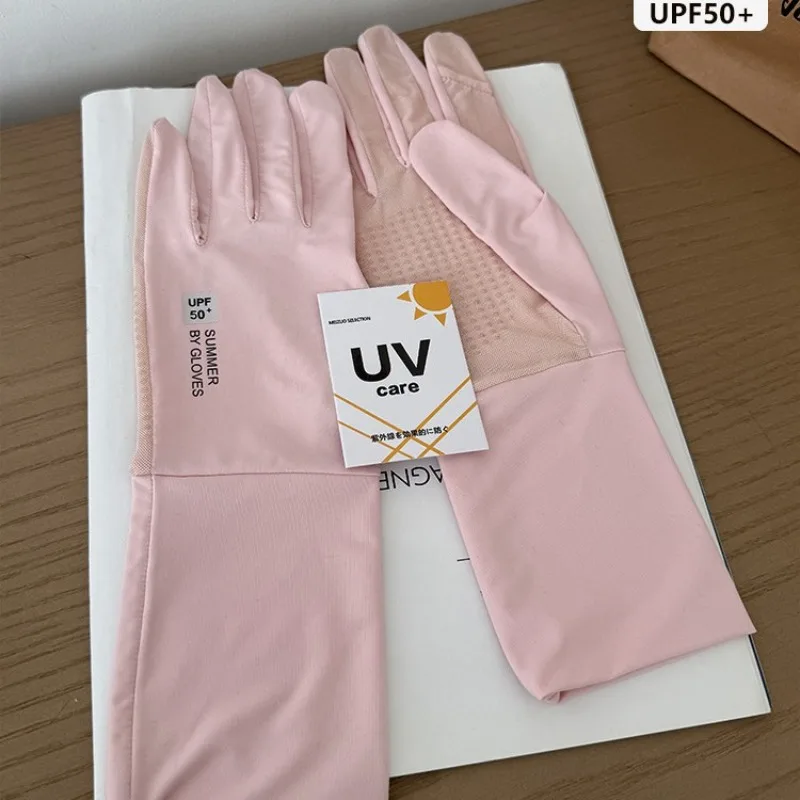 Extended Womens Ice Silk Sun Protection Gloves Summer UV Proof Breathable Non Slip Touch Screen For Outdoor Driving Cycling
Extended Womens Ice Silk Sun Protection Gloves Summer UV Proof Breathable Non Slip Touch Screen For Outdoor Driving Cycling