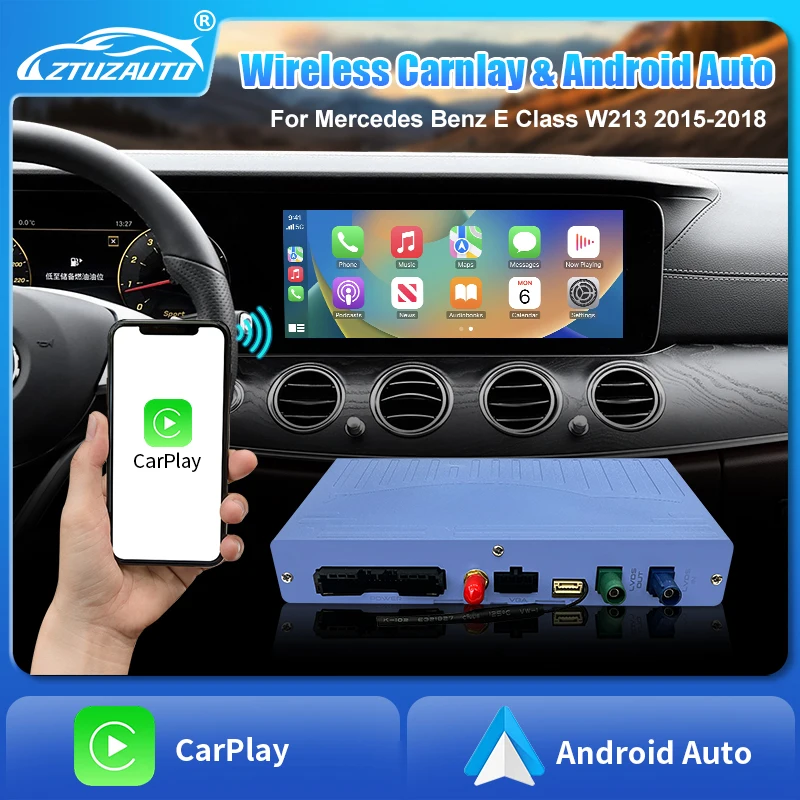 New Wireless CarPlay for Mercedes Benz E Class W213 2015-2018 NTG5.5 with Android Auto Mirror Link AirPlay Car Play Functions
New Wireless CarPlay for Mercedes Benz E Class W213 2015-2018 NTG5.5 with Android Auto Mirror Link AirPlay Car Play Functions