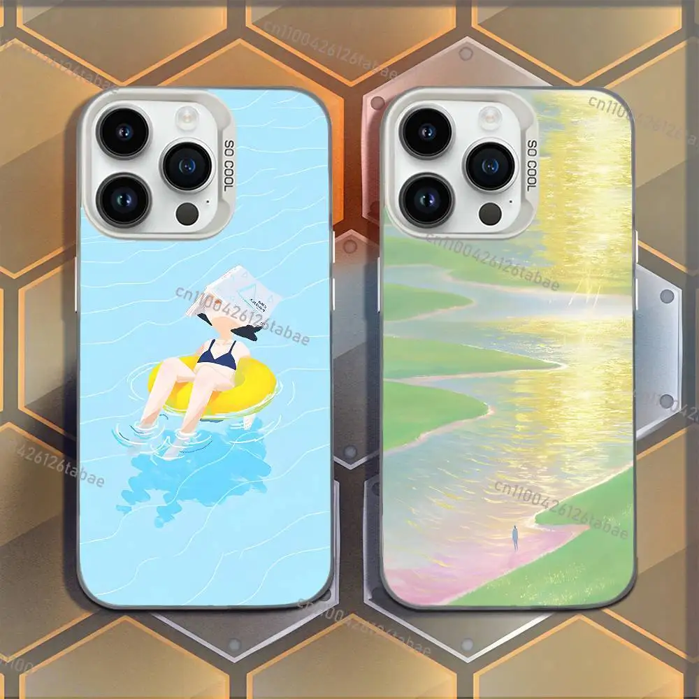 INS Summer Swimming Pattern Phone Case For iPhone 17,16,15,14,13,12,11,Mini,Pro,E,MAX White Candy Matte Shockproof Cover
INS Summer Swimming Pattern Phone Case For iPhone 17,16,15,14,13,12,11,Mini,Pro,E,MAX White Candy Matte Shockproof Cover