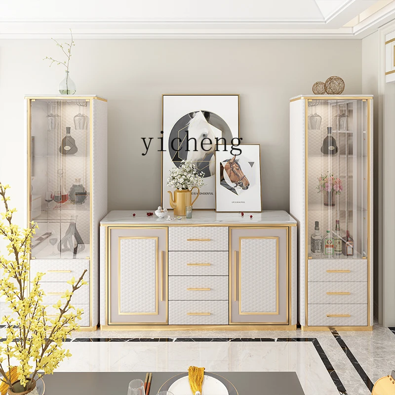 HYS light luxury marble dining side cabinet, living room entrance simple tea storage cabinet
HYS light luxury marble dining side cabinet, living room entrance simple tea storage cabinet