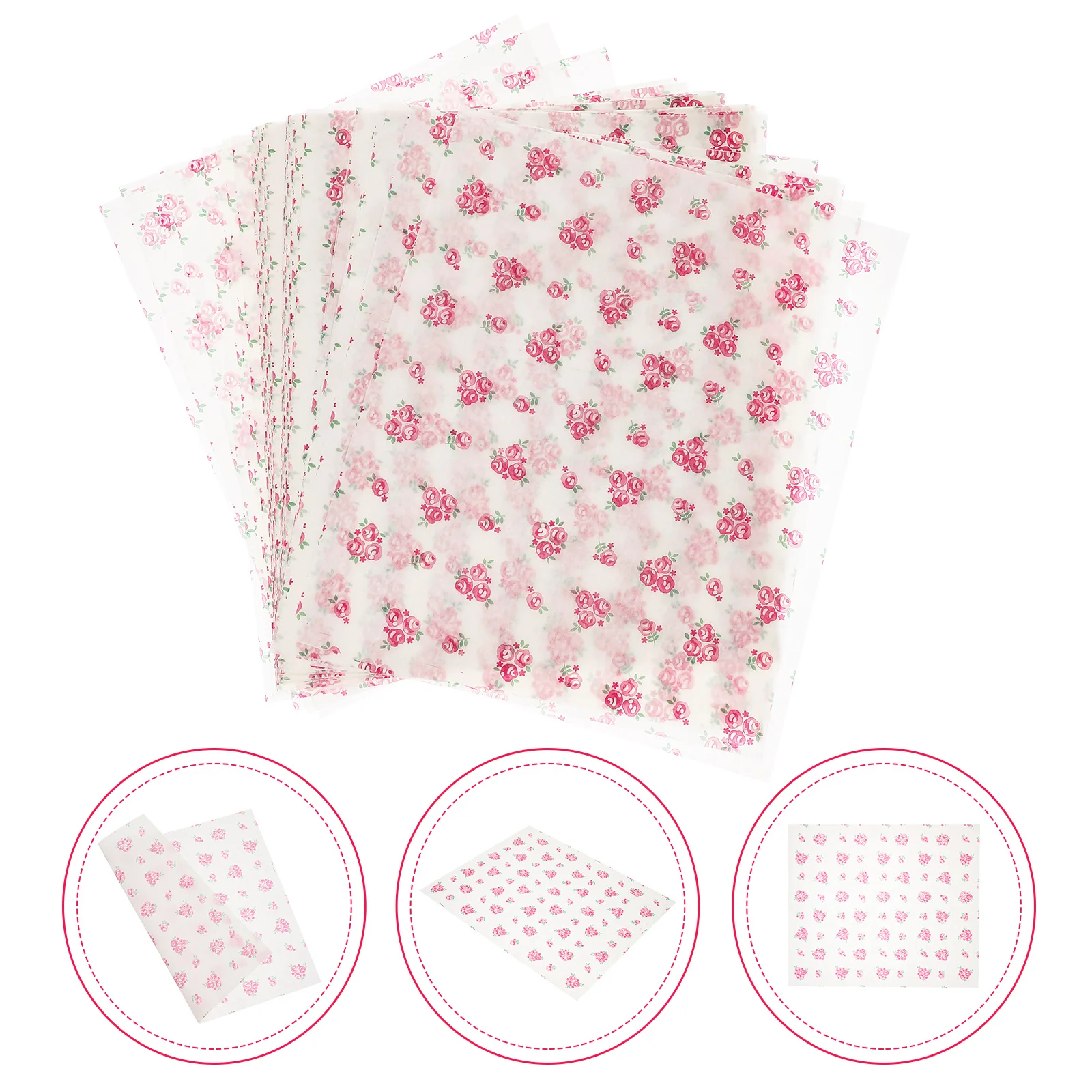 50 Pcs Sandwich Greaseproof Paper French Fries Wrapping for Hamburgers Cheese Rose Food
50 Pcs Sandwich Greaseproof Paper French Fries Wrapping for Hamburgers Cheese Rose Food