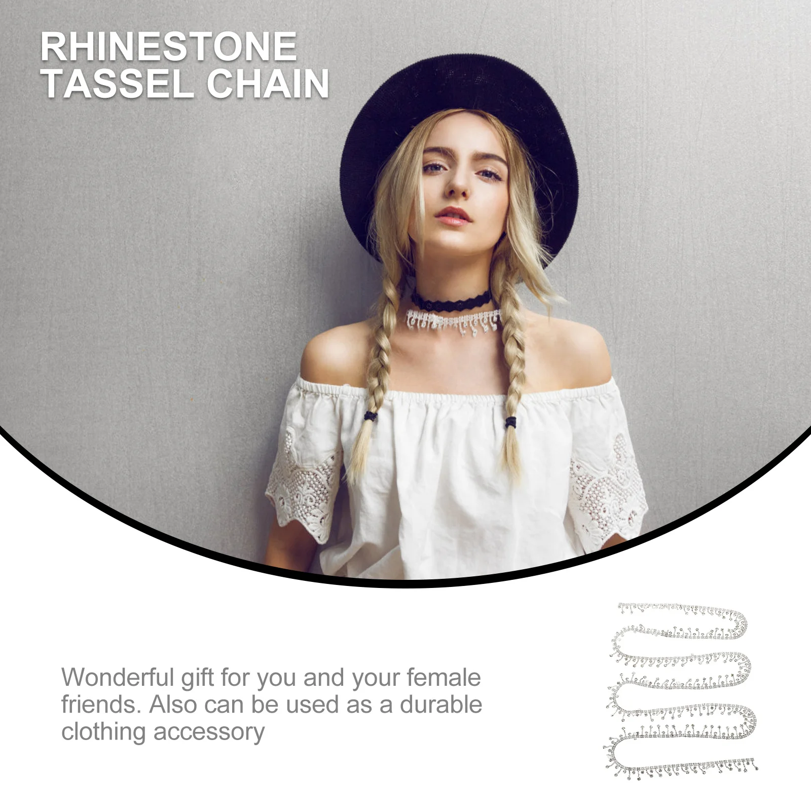 Diamond Chain for Women Stylish Rhinestone Tassel Waist Belt Decor Clothing Accessories DIY Craft Festival Nightclub Party Wear
Diamond Chain for Women Stylish Rhinestone Tassel Waist Belt Decor Clothing Accessories DIY Craft Festival Nightclub Party Wear