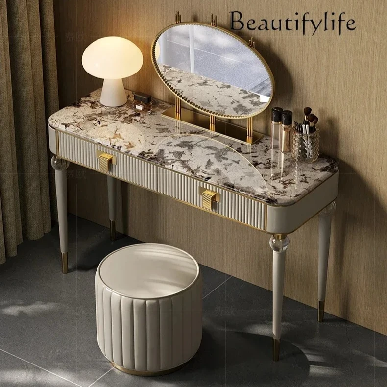 Light Luxury Dressing Table Bedroom Simple Stone Plate Marble High-End Furniture Italian Fashion Makeup Table
Light Luxury Dressing Table Bedroom Simple Stone Plate Marble High-End Furniture Italian Fashion Makeup Table