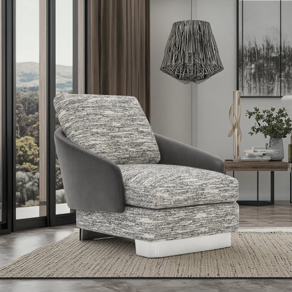 !@Modern Nordic Single Sofa Chair Italian Fabric Leather Art Stainless Steel Metal Feet Convertible Light Luxury Leisure Chair S
!@Modern Nordic Single Sofa Chair Italian Fabric Leather Art Stainless Steel Metal Feet Convertible Light Luxury Leisure Chair S