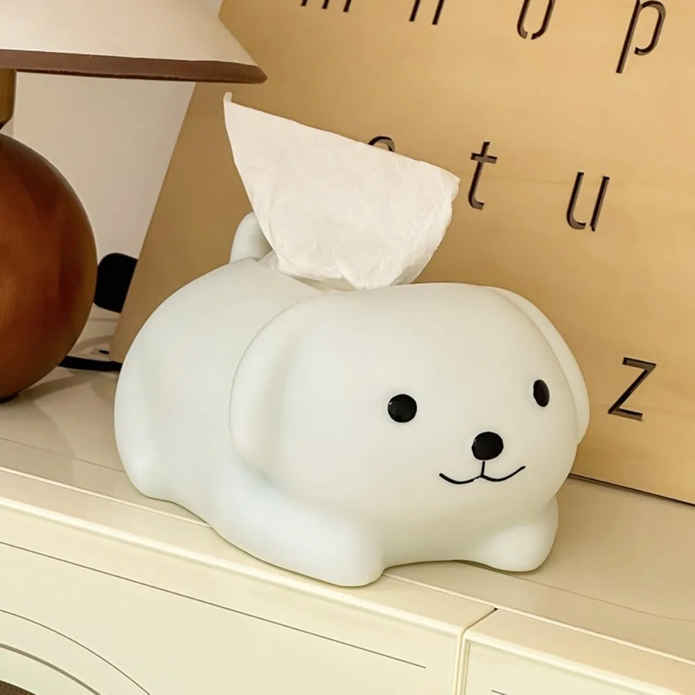 Anti Drop White Dog Tissue Box Ornament Figure Model Decorative Little Dog Tissue Storage Box Collectible Cartoon
Anti Drop White Dog Tissue Box Ornament Figure Model Decorative Little Dog Tissue Storage Box Collectible Cartoon