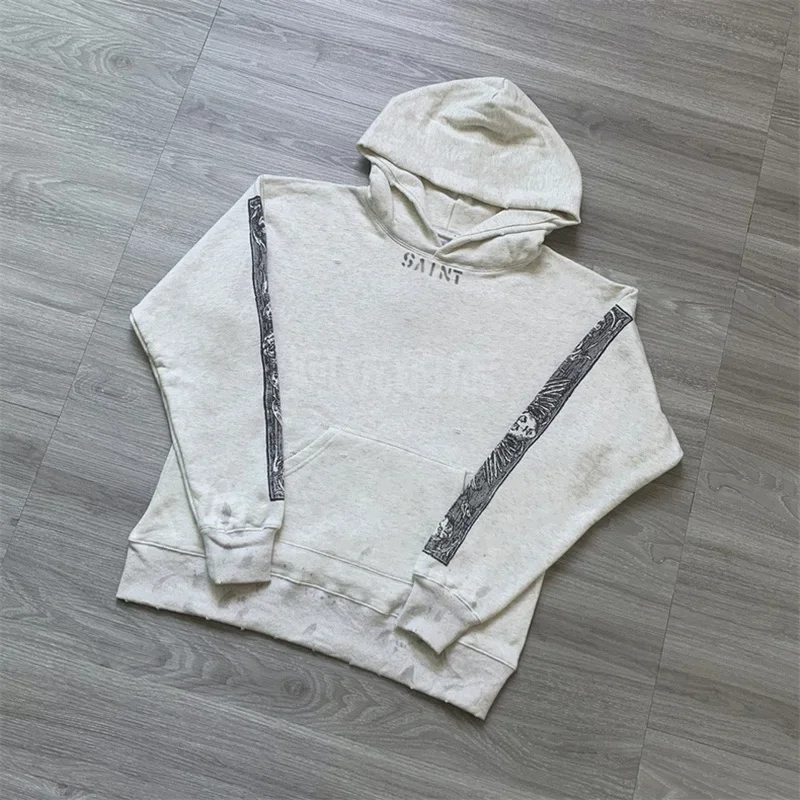 25SS Vintage Saint Michael Hoodie Oversized Autumn and Winter Pure Cotton Mens Sweatshirt
25SS Vintage Saint Michael Hoodie Oversized Autumn and Winter Pure Cotton Mens Sweatshirt