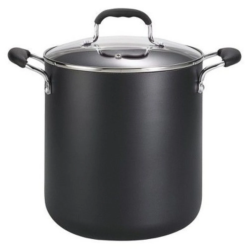 Суповая кастрюля 12qt с крышкой, простая черная кастрюля с антипригарным покрытием для приготовления пищи
Суповая кастрюля 12qt с крышкой, простая черная кастрюля с антипригарным покрытием для приготовления пищи