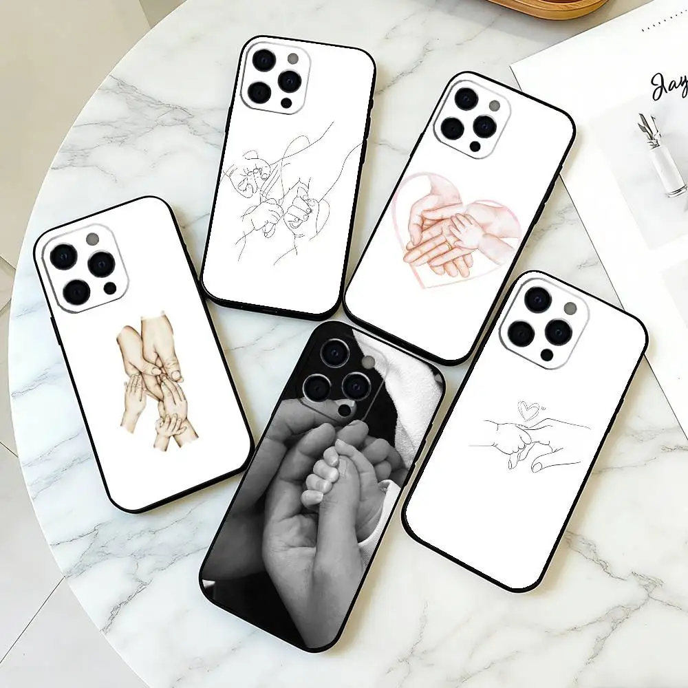 H-Hand Baby Mom daughter Son Dad Phone Case For iPhone 17,16,15,14,13,12,11 Plus,Pro Max,XS,Soft Silicone Black Cover
H-Hand Baby Mom daughter Son Dad Phone Case For iPhone 17,16,15,14,13,12,11 Plus,Pro Max,XS,Soft Silicone Black Cover