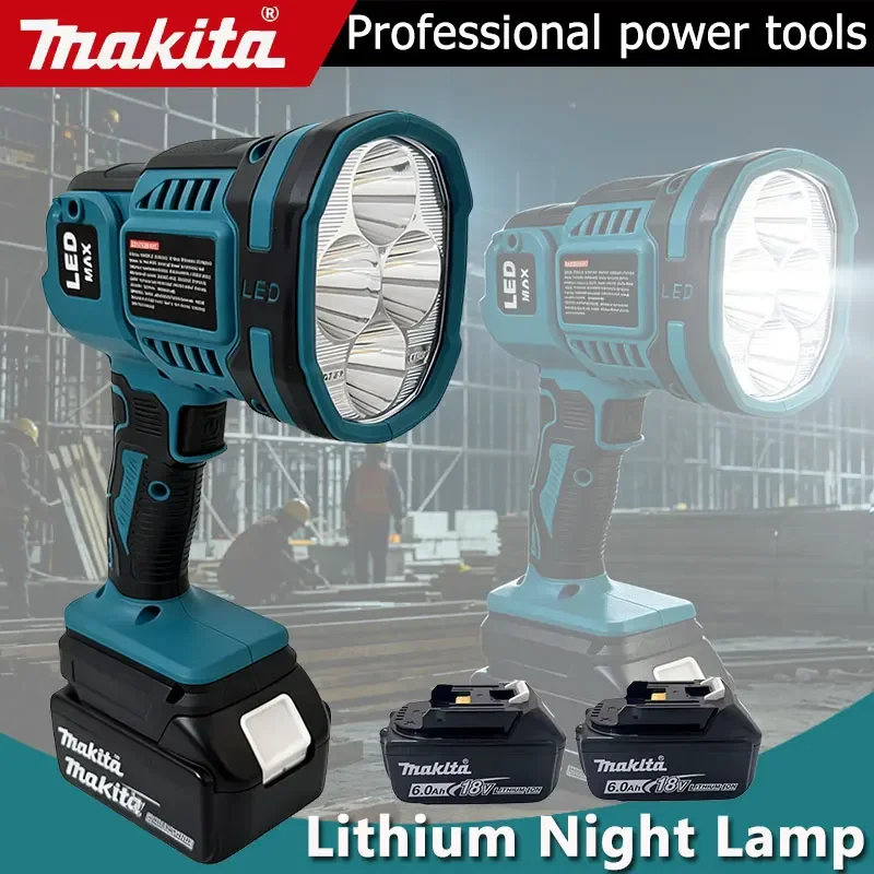 Makita Cordless LED Flashlight Portable Lantern Emergency Lamp Car Repair Outdoor Light Lithium Night Lamp For 18V Battery
Makita Cordless LED Flashlight Portable Lantern Emergency Lamp Car Repair Outdoor Light Lithium Night Lamp For 18V Battery