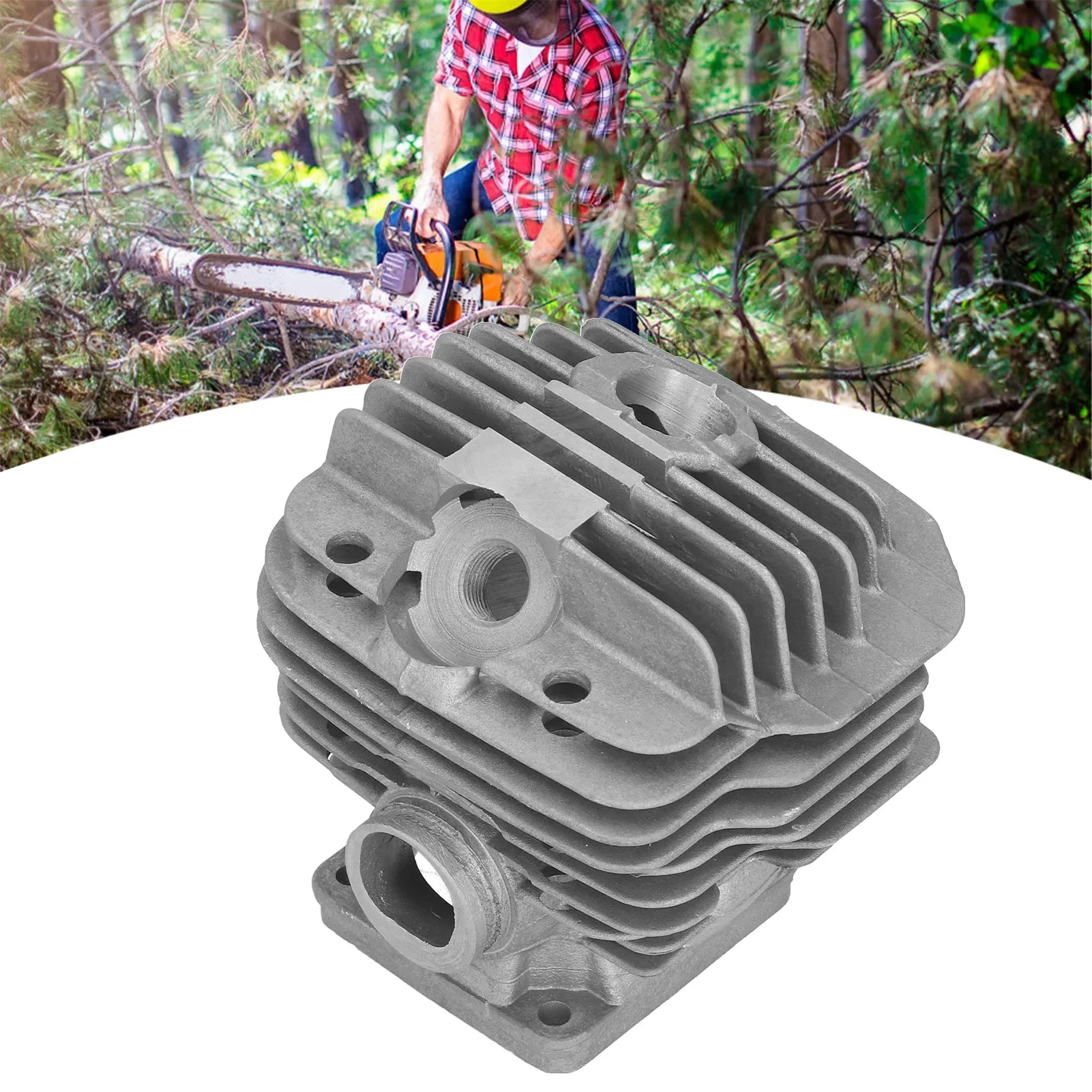 52mm Cylinder Piston Kit with Oil Bearing Gasket Set for Stihl MS440 044 Chainsaw Parts Cylinder Assembly Chainsaw Cylinder
52mm Cylinder Piston Kit with Oil Bearing Gasket Set for Stihl MS440 044 Chainsaw Parts Cylinder Assembly Chainsaw Cylinder