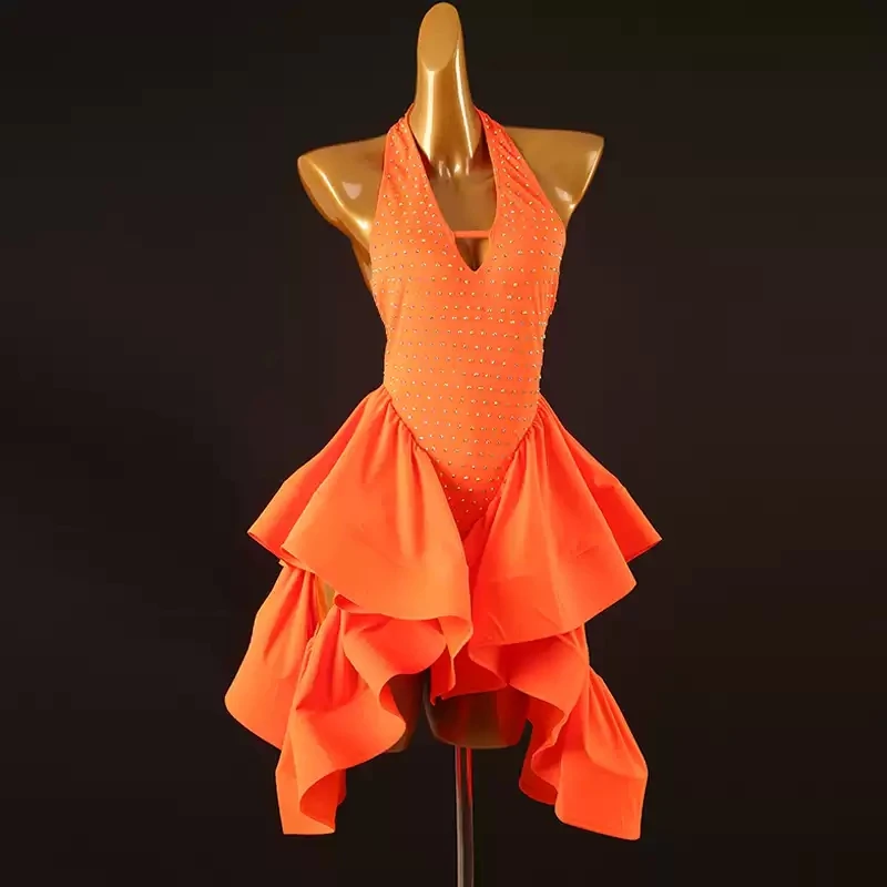 New Red Latin Dance Competition Party Skirt Sexy Adult Womens Party Dresses Ballroom Clothes Wear Female Practice Samba Evening
New Red Latin Dance Competition Party Skirt Sexy Adult Womens Party Dresses Ballroom Clothes Wear Female Practice Samba Evening