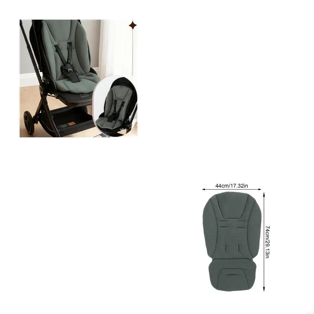 Double Sided Baby Carriage Pad Spine Support Breathable Fabric Universal Strollers Accessory Easy Maintenance
Double Sided Baby Carriage Pad Spine Support Breathable Fabric Universal Strollers Accessory Easy Maintenance