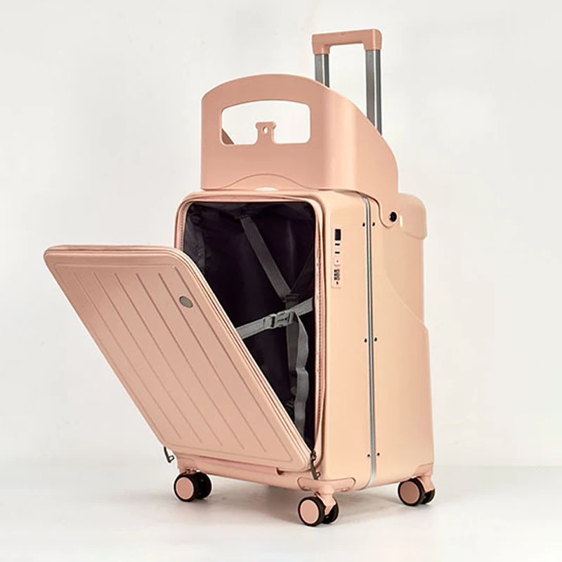 Traveling with Children Suitcase Can Sit Ride Lazy Walking Baby Trolley Front Opening Luggage with USB Cup Holder Brake Wheel 
Traveling with Children Suitcase Can Sit Ride Lazy Walking Baby Trolley Front Opening Luggage with USB Cup Holder Brake Wheel