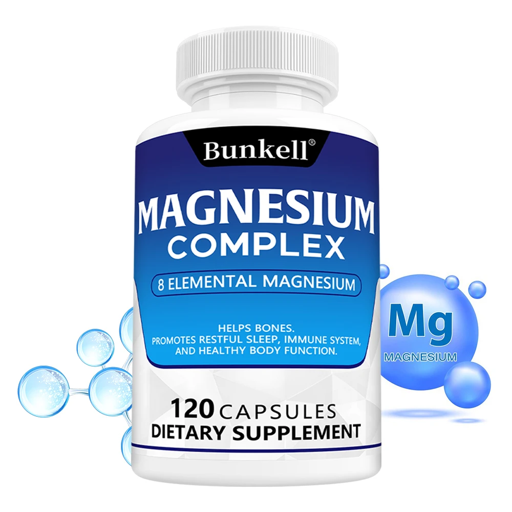 Magnesium Complex - Magnesium Glycinate, Magnesium Malate, Supports Muscle, Bone Health, Sleep Quality, Relieves Anxiety
Magnesium Complex - Magnesium Glycinate, Magnesium Malate, Supports Muscle, Bone Health, Sleep Quality, Relieves Anxiety