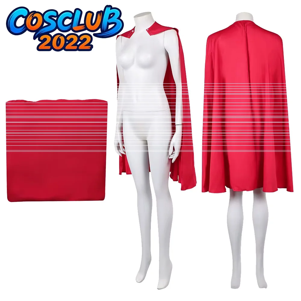 Kara Cosplay Red Cloak Costume Zor-El Cape TV Fantasy Disfraz Adult Woman Clothes Outfits Halloween Carnival Dress Up Party Suit
Kara Cosplay Red Cloak Costume Zor-El Cape TV Fantasy Disfraz Adult Woman Clothes Outfits Halloween Carnival Dress Up Party Suit