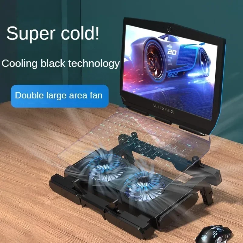 Laptop Radiator Game Notebook Pressure Air Cooling Computer Support Frame Cooling Rack Silent Base Fan Bracket for 12-18 Inch
Laptop Radiator Game Notebook Pressure Air Cooling Computer Support Frame Cooling Rack Silent Base Fan Bracket for 12-18 Inch