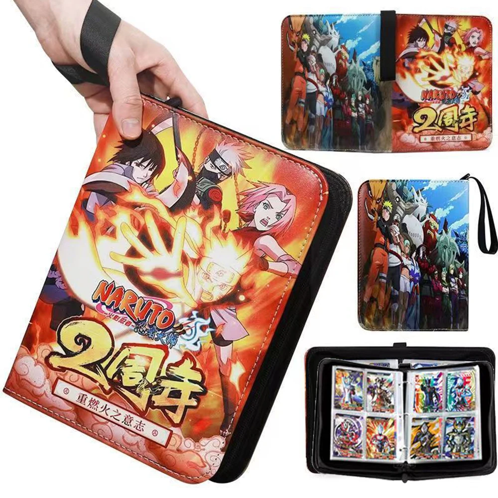 400pcs Naruto Card Album Book Folder 4Card Slots Collections Zipper Double Pocket Zipper Card Binder Holder
400pcs Naruto Card Album Book Folder 4Card Slots Collections Zipper Double Pocket Zipper Card Binder Holder