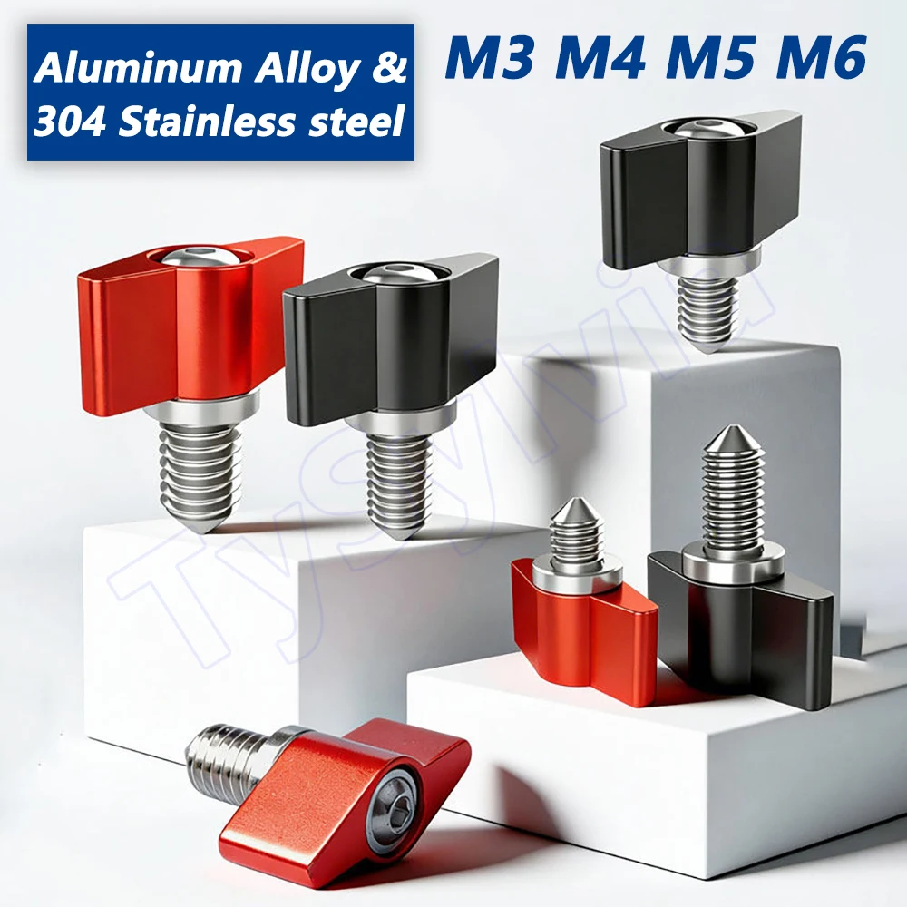 1PCS Thumb T Shape Screws Aluminum Alloy Screws Adjustable Handle Knob Tighten Bolts M3 M4 M5 M6
1PCS Thumb T Shape Screws Aluminum Alloy Screws Adjustable Handle Knob Tighten Bolts M3 M4 M5 M6