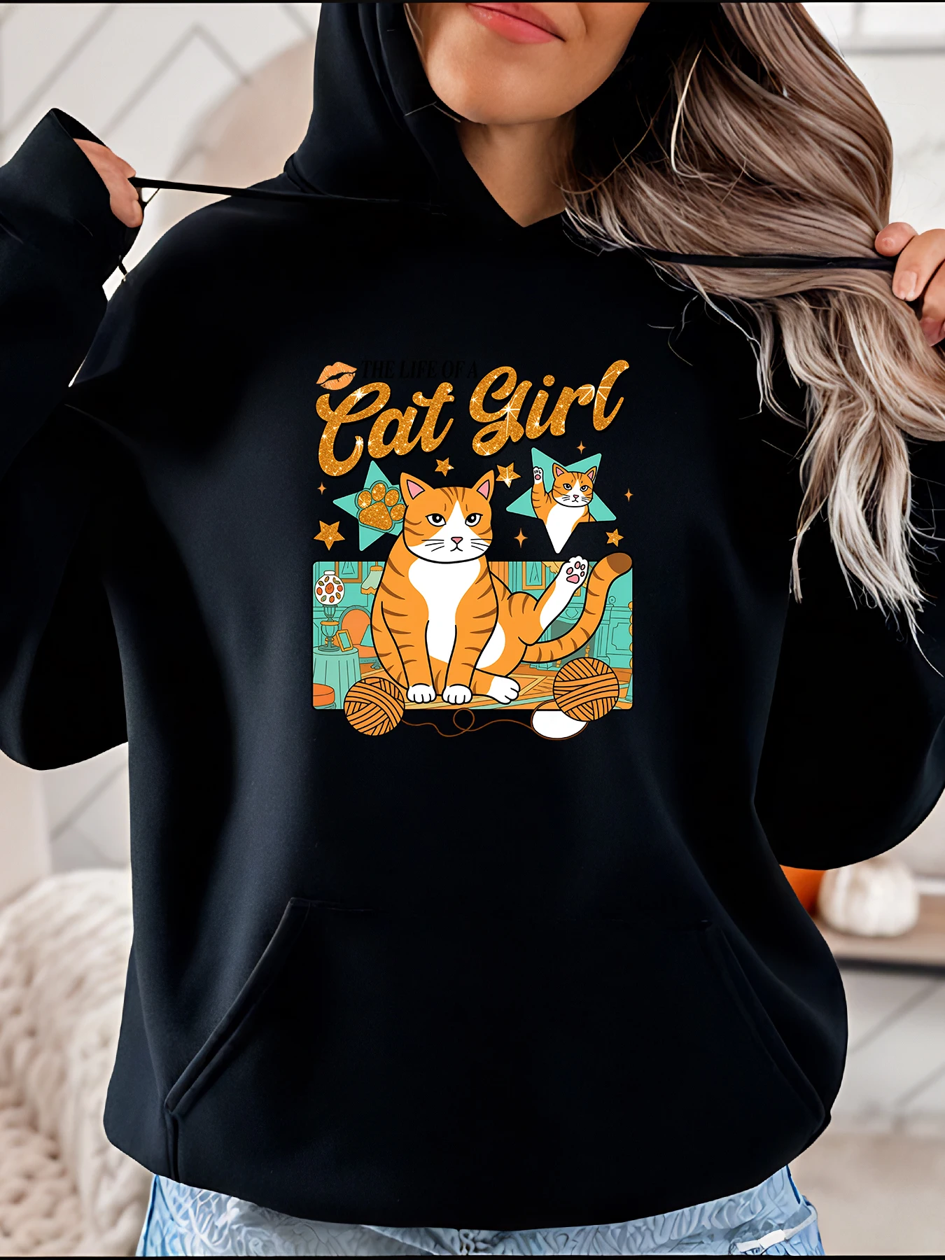 Толстовка с капюшоном для девочек-кошек, оранжевый кошачий принт, милый животный дизайн, женская повседневная модная толстовка для повседневной носки 280
Толстовка с капюшоном для девочек-кошек, оранжевый кошачий принт, милый животный дизайн, женская повседневная модная толстовка для повседневной носки 280