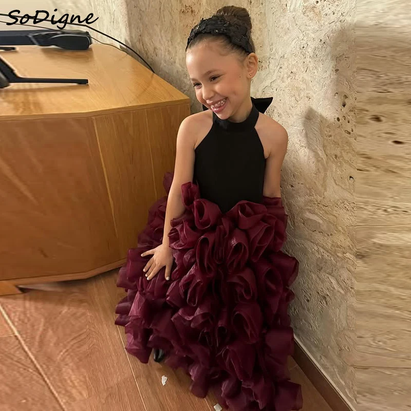 SoDigne A-line Arab Flower Girl Dress Velvet/Organza Sleeveless Princess Kid Gown Long Girls Birthday Party Dresses Customized
SoDigne A-line Arab Flower Girl Dress Velvet/Organza Sleeveless Princess Kid Gown Long Girls Birthday Party Dresses Customized