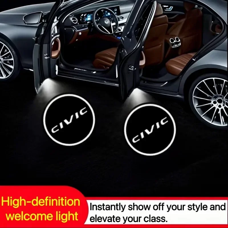 2PCS LED Car Logo Projector Lamp Door Shadow Light Decoration For Honda Civic Hybrid 2006-2025 Door Courtesy Lamps
2PCS LED Car Logo Projector Lamp Door Shadow Light Decoration For Honda Civic Hybrid 2006-2025 Door Courtesy Lamps