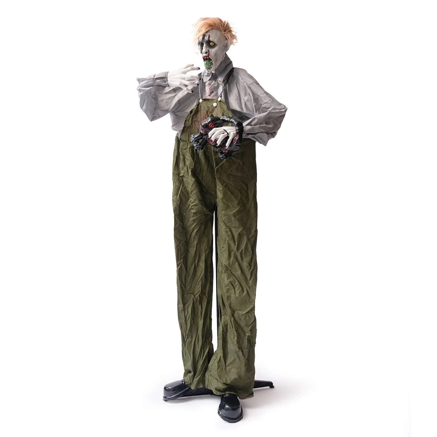 1.9 meters large overalls take cat zombie station haunted house outdoor electric induction horror decoration
1.9 meters large overalls take cat zombie station haunted house outdoor electric induction horror decoration