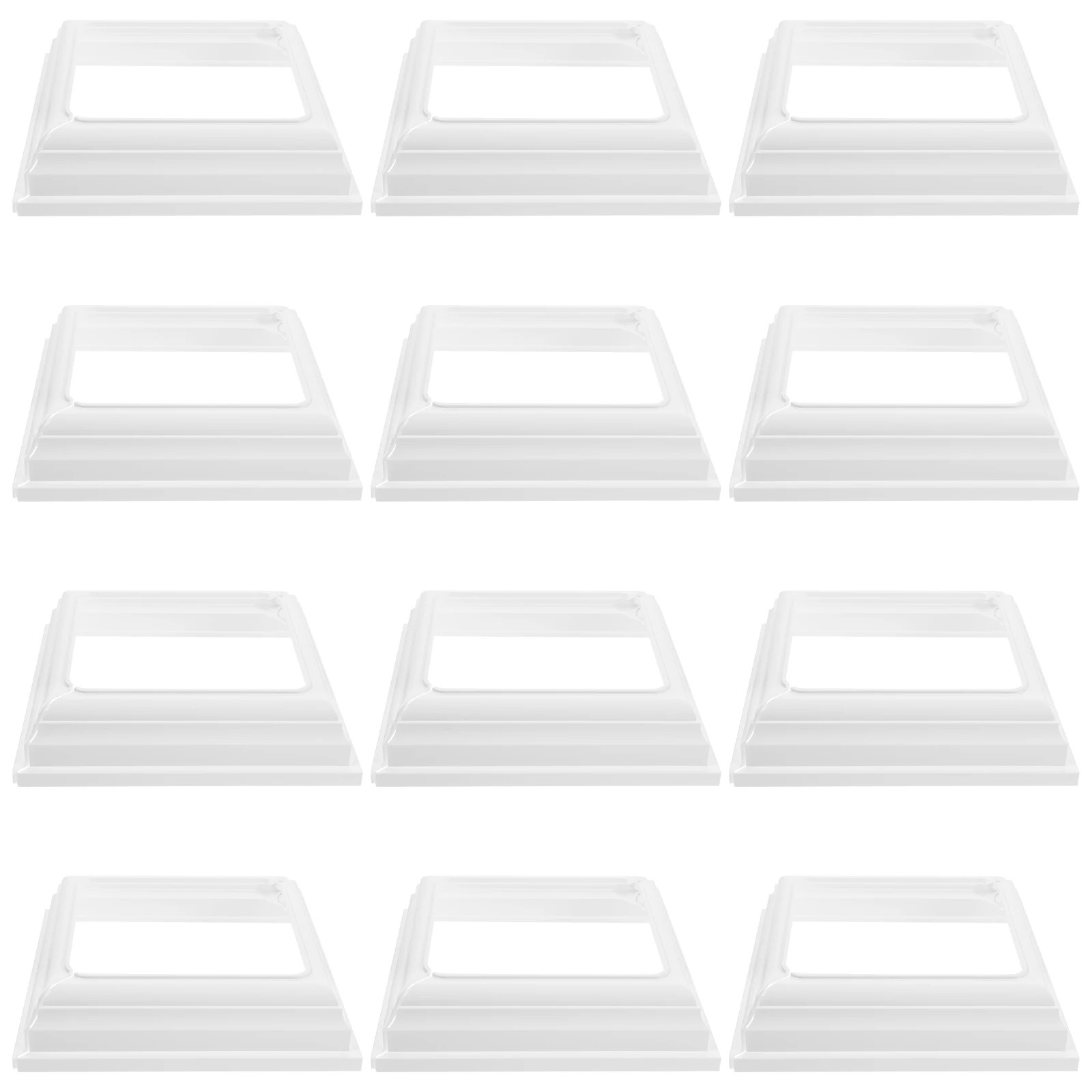 12pcs Split Plastic Base Unique Design Sturdy Storage Organizer Home Office Flower Pot Stand Simple White
12pcs Split Plastic Base Unique Design Sturdy Storage Organizer Home Office Flower Pot Stand Simple White