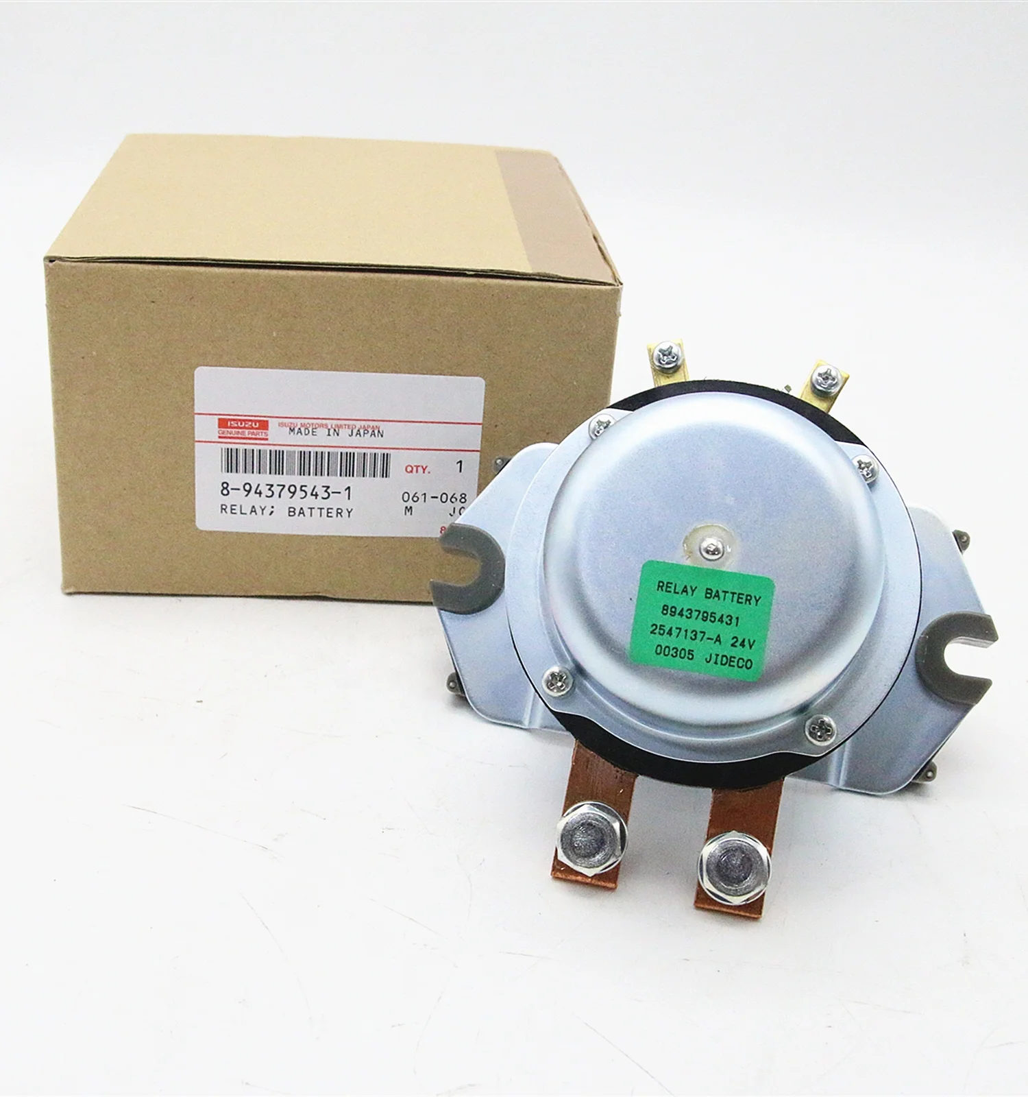 Genuine Japan Original Auto Parts 6HK1 6WG1 4HK1 4JJ1 4JG1 8943795431 8-94379543-1 Battery Relay
Genuine Japan Original Auto Parts 6HK1 6WG1 4HK1 4JJ1 4JG1 8943795431 8-94379543-1 Battery Relay