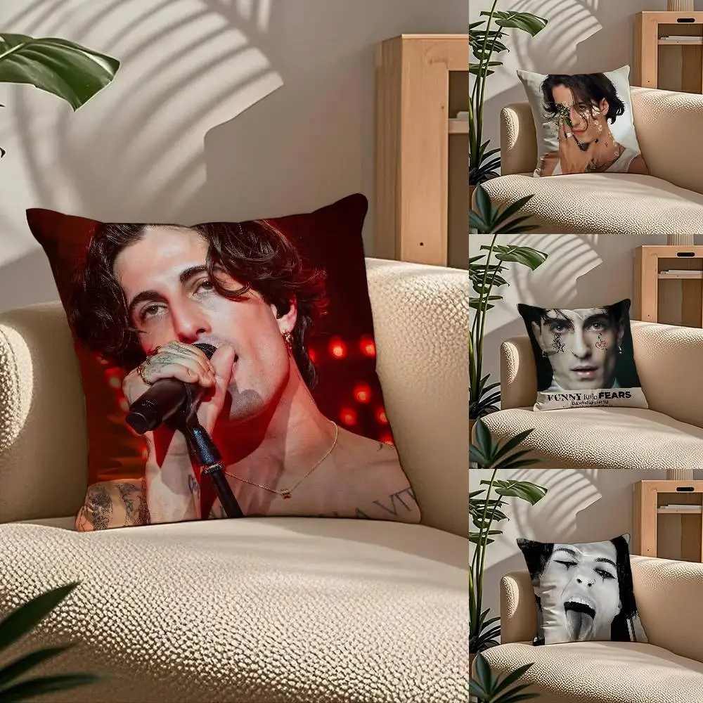 Singer D-D-Damiano D-D-David Pillow Case Custom Printed Brushed Fleece Pillow, Baby Skin-Touch, Eco-Friendly Dye-Sublimation Cus
Singer D-D-Damiano D-D-David Pillow Case Custom Printed Brushed Fleece Pillow, Baby Skin-Touch, Eco-Friendly Dye-Sublimation Cus