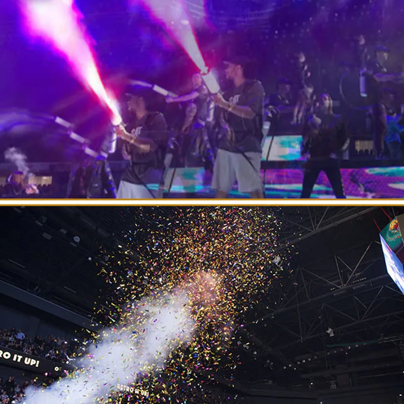 CO2 DJ LED Colored Paper Air Column Gun Portable Sprayer Handheld Atmosphere Interaction Dry Ice Equipment For Stage And Concert
CO2 DJ LED Colored Paper Air Column Gun Portable Sprayer Handheld Atmosphere Interaction Dry Ice Equipment For Stage And Concert
