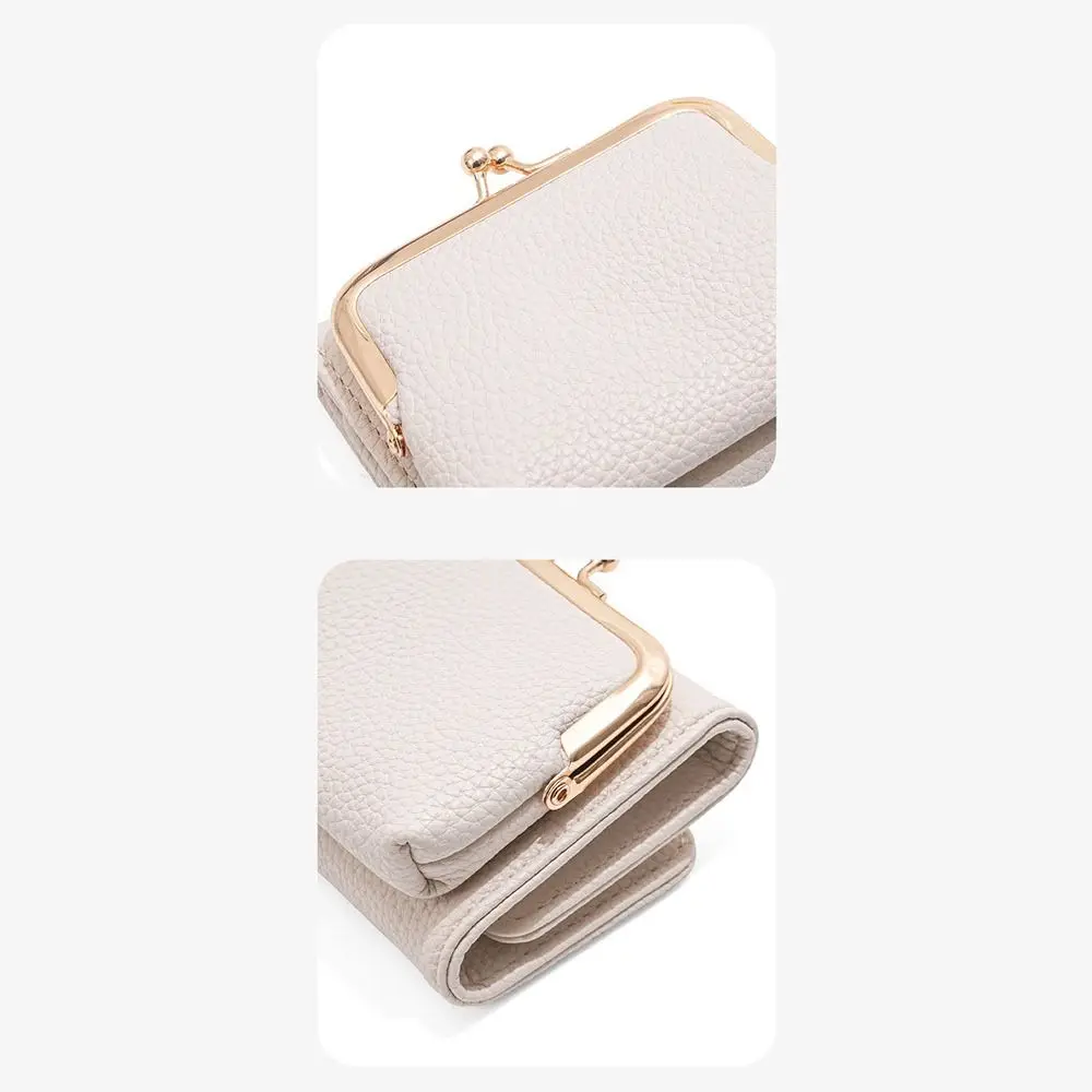 Portable Three Fold Short Wallets Hasp PU Leather Coin Purses Large Capacity Clutch Women
Portable Three Fold Short Wallets Hasp PU Leather Coin Purses Large Capacity Clutch Women