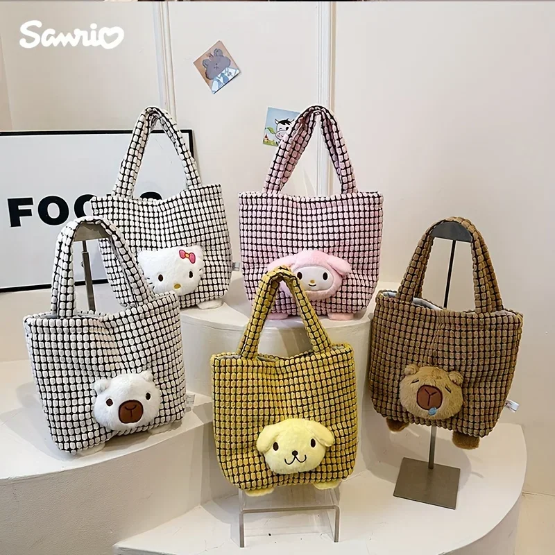 Sanrio Hello Kitt плюшевая сумка на плечо милая кавайная кукла котенок плюшевая сетка большая вместительная удобная тонкая наклонная сумка на плечо
Sanrio Hello Kitt плюшевая сумка на плечо милая кавайная кукла котенок плюшевая сетка большая вместительная удобная тонкая наклонная сумка на плечо