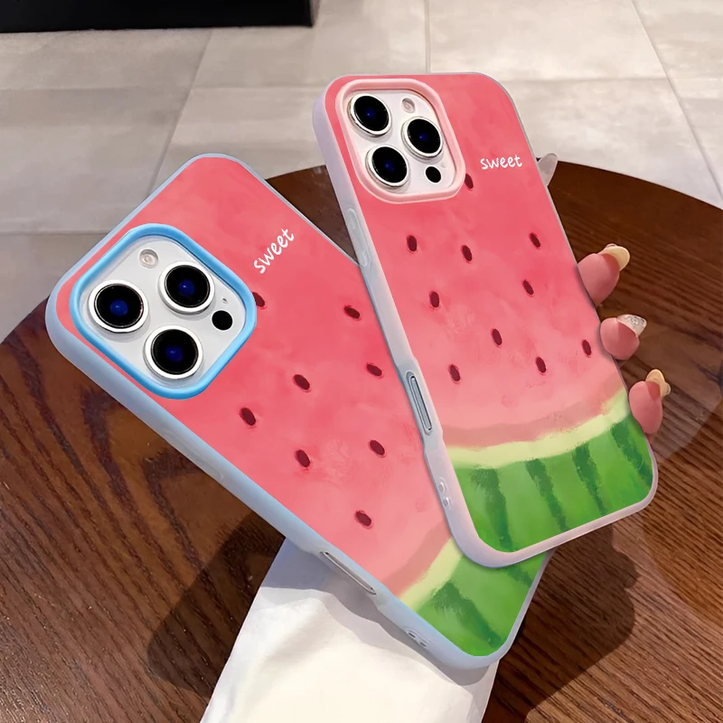 Модный простой милый чехол для телефона с арбузным фоном для IPhone 16, 15, 14, 13, 12, 11 Pro Max, противоударный чехол, минималистичный чехол
Модный простой милый чехол для телефона с арбузным фоном для IPhone 16, 15, 14, 13, 12, 11 Pro Max, противоударный чехол, минималистичный чехол