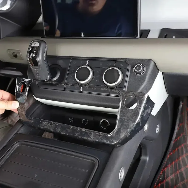 For Land Rover Defender 90 110 130 20-25 Real Carbon Fiber Car Center Console Air Conditioning Mode Button Cover Car Accessories
For Land Rover Defender 90 110 130 20-25 Real Carbon Fiber Car Center Console Air Conditioning Mode Button Cover Car Accessories