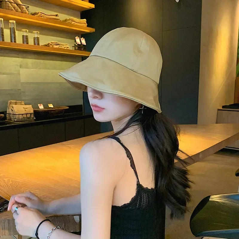 Soft Cotton Women's Bucket Hat, Spring Summer, Adjustable, Outdoor Beach Sun Hat, Foldable, Panama Cap, Ponytail Cap
Soft Cotton Women's Bucket Hat, Spring Summer, Adjustable, Outdoor Beach Sun Hat, Foldable, Panama Cap, Ponytail Cap