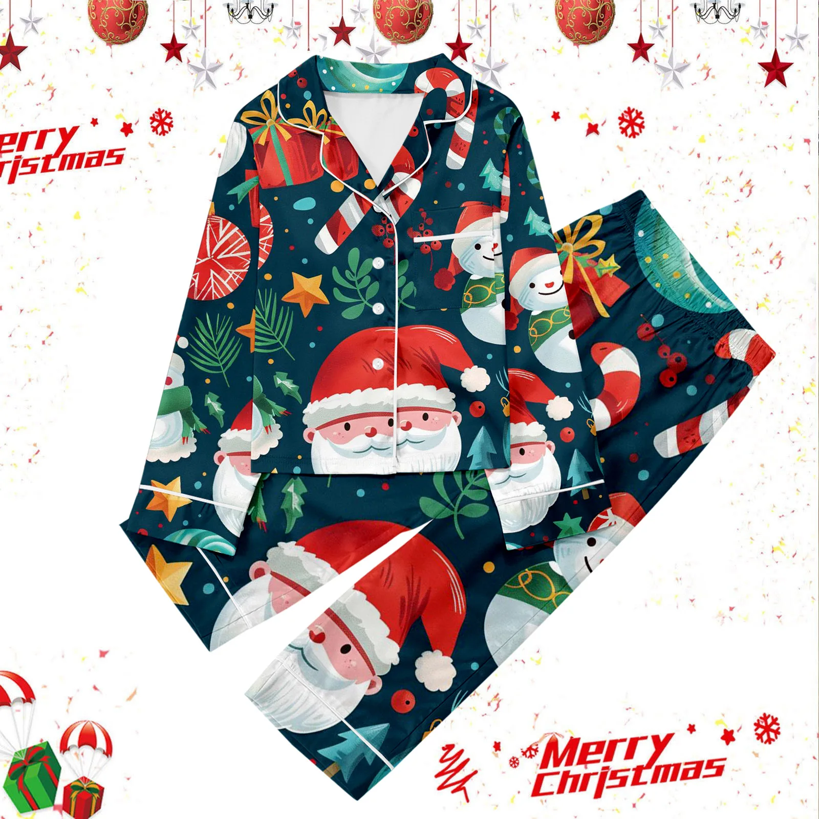 Kids Christmas Pattern Print Pajamas Sets Pattern Shirt Pants Pajama Suit For Children Long Sleeve Button 2Pcs Boy Girl Pyjamas
Kids Christmas Pattern Print Pajamas Sets Pattern Shirt Pants Pajama Suit For Children Long Sleeve Button 2Pcs Boy Girl Pyjamas