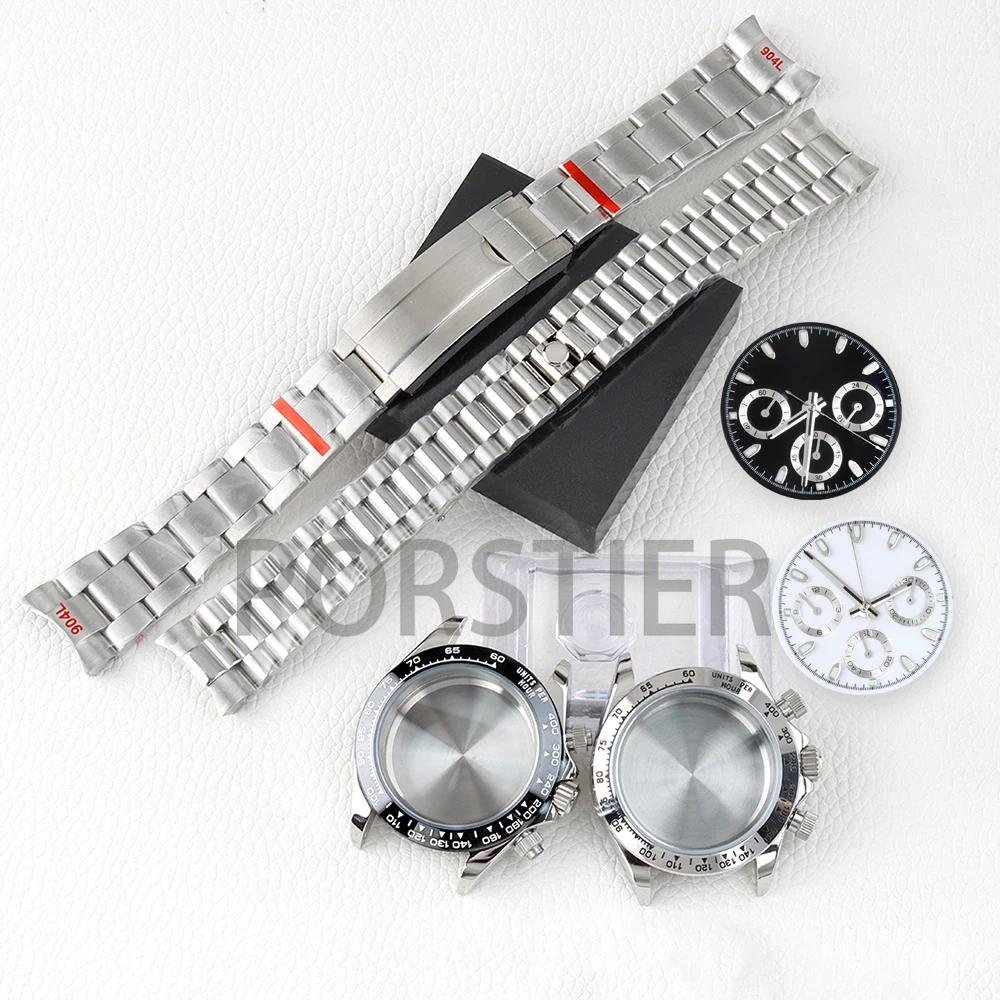 29mm VK63 Dial Face Green luminous Dial Hands 40mm Watch Case for DAYTONA Watch Accessories Fit VK63 Movement Steel Bracelet
29mm VK63 Dial Face Green luminous Dial Hands 40mm Watch Case for DAYTONA Watch Accessories Fit VK63 Movement Steel Bracelet