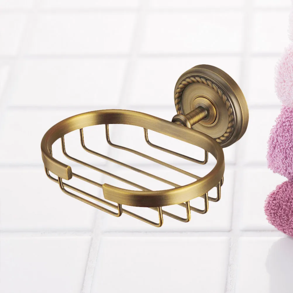 Solid Brass Soap Dish Holder Wall Mounted Vintage Soap Basket with Oil Rubbed Bronze Finish Concealed Screws Drainage Design
Solid Brass Soap Dish Holder Wall Mounted Vintage Soap Basket with Oil Rubbed Bronze Finish Concealed Screws Drainage Design