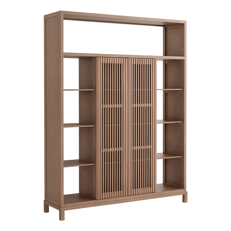 New Chinese bookshelf Solid wood bookcase Floor-to-ceiling antique decorative display cabinet
New Chinese bookshelf Solid wood bookcase Floor-to-ceiling antique decorative display cabinet