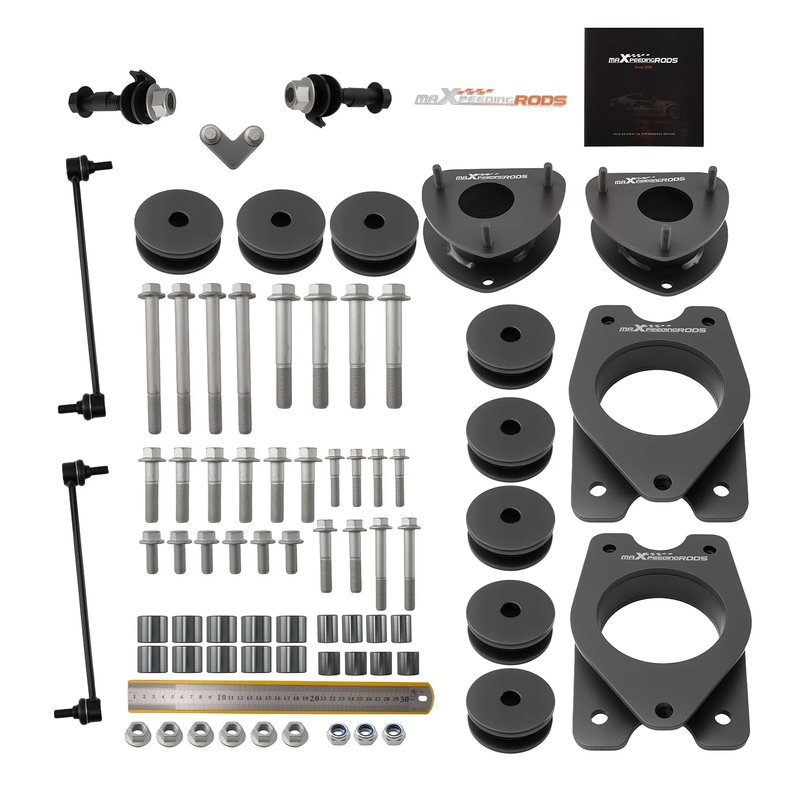 3" Front & Rear Suspension Kit for Honda Ridgeline 2006-2014 Steel Construction
3" Front & Rear Suspension Kit for Honda Ridgeline 2006-2014 Steel Construction